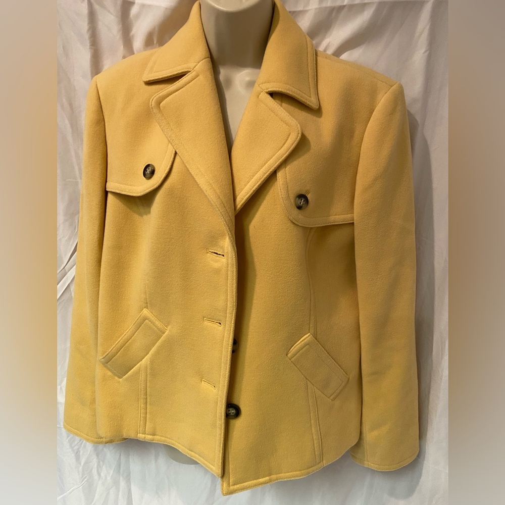 Yellow peacoat